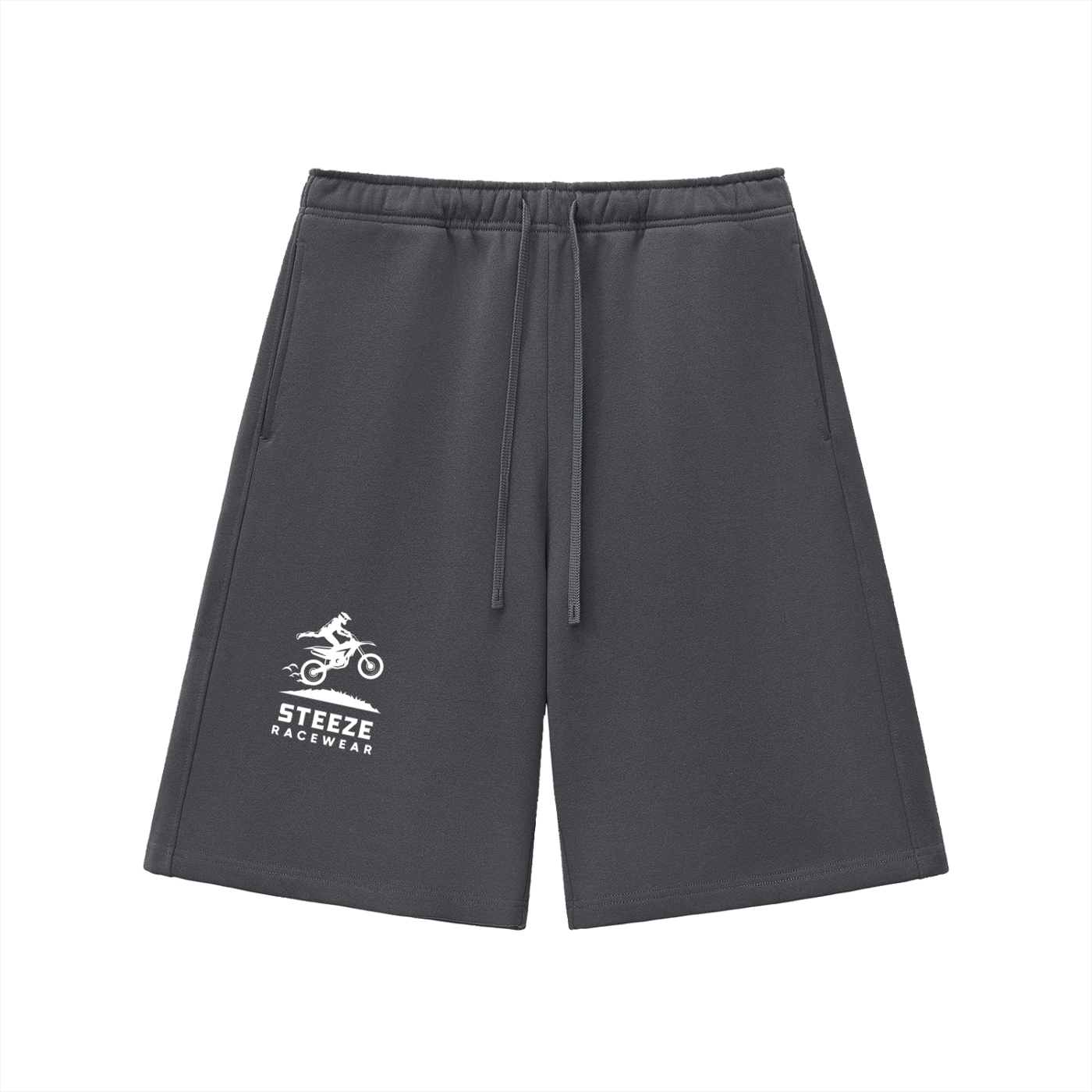 Steeze Racewear Front Logo Heavy Oversized Shorts