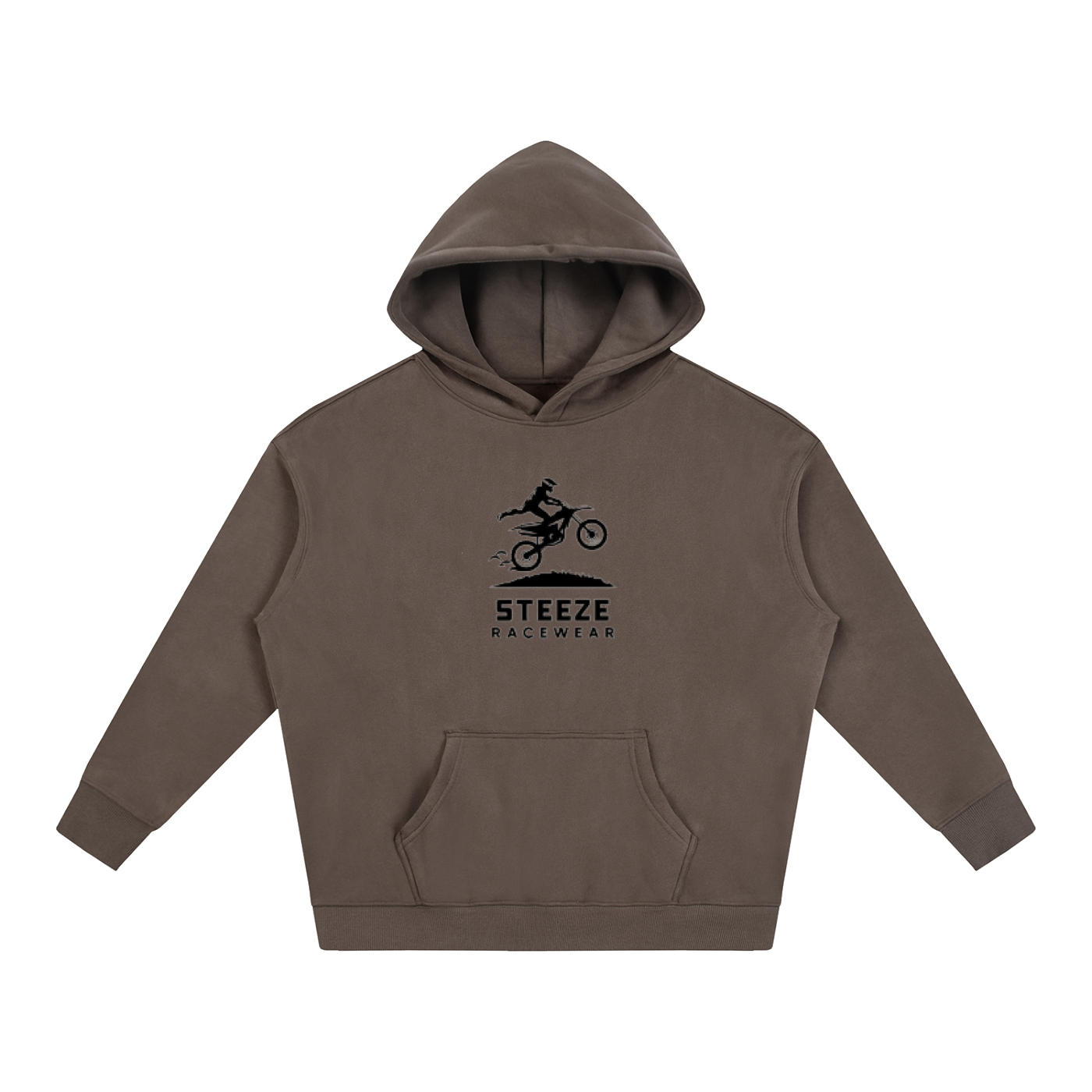 Steeze Racewear Front Logo Heavyweight Street Hoodie