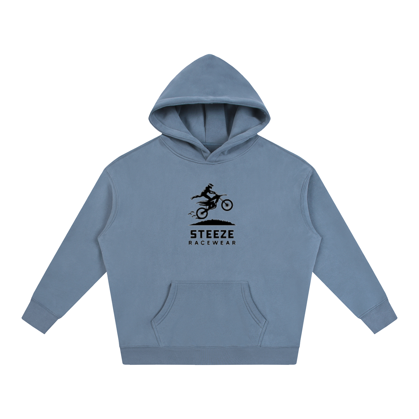 Steeze Racewear Front Logo Heavyweight Street Hoodie