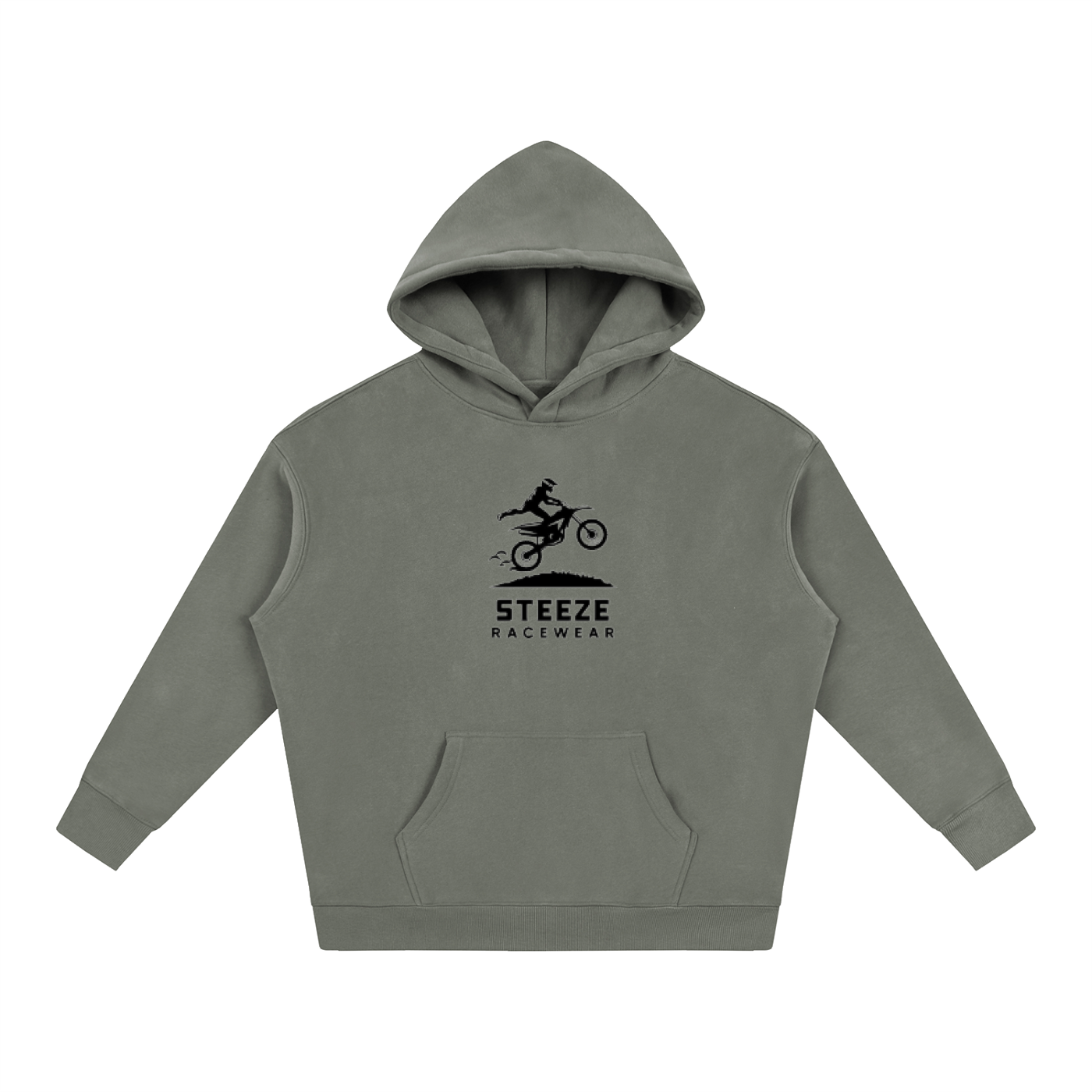 Steeze Racewear Front Logo Heavyweight Street Hoodie