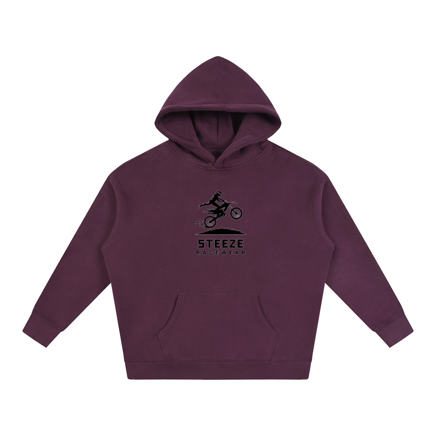 Steeze Racewear Front Logo Heavyweight Street Hoodie