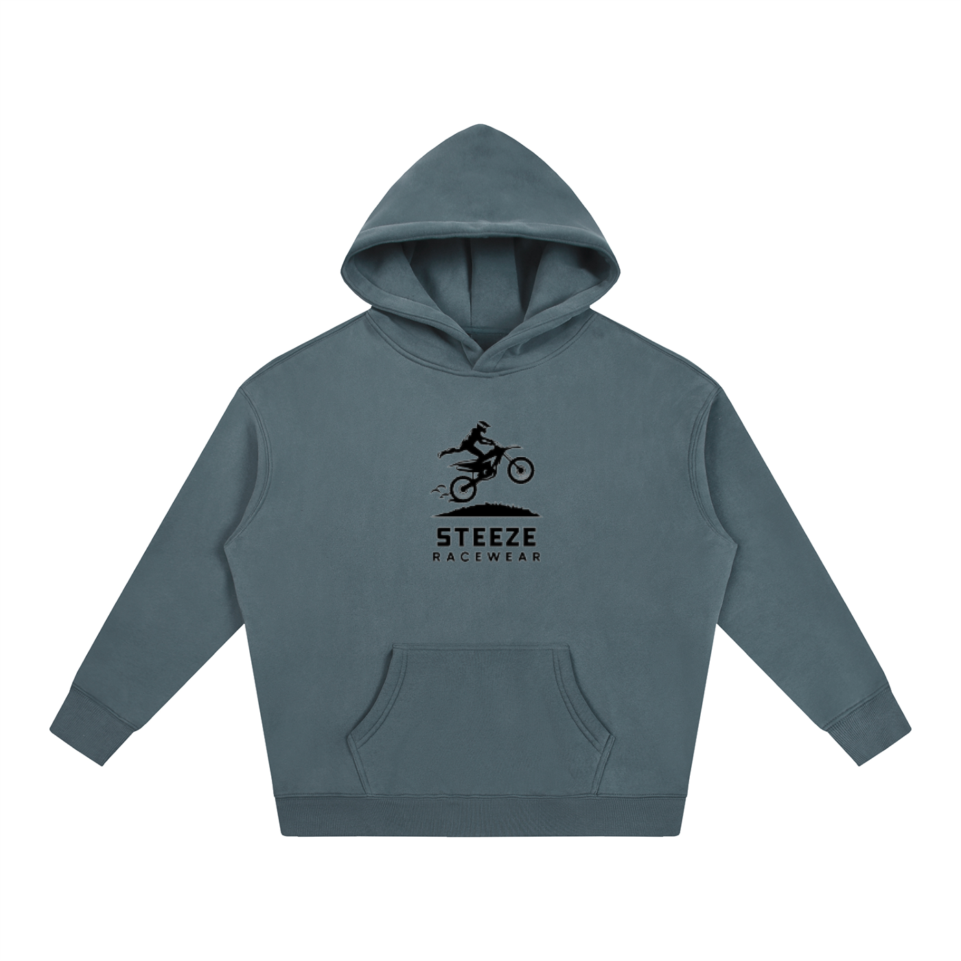 Steeze Racewear Front Logo Heavyweight Street Hoodie