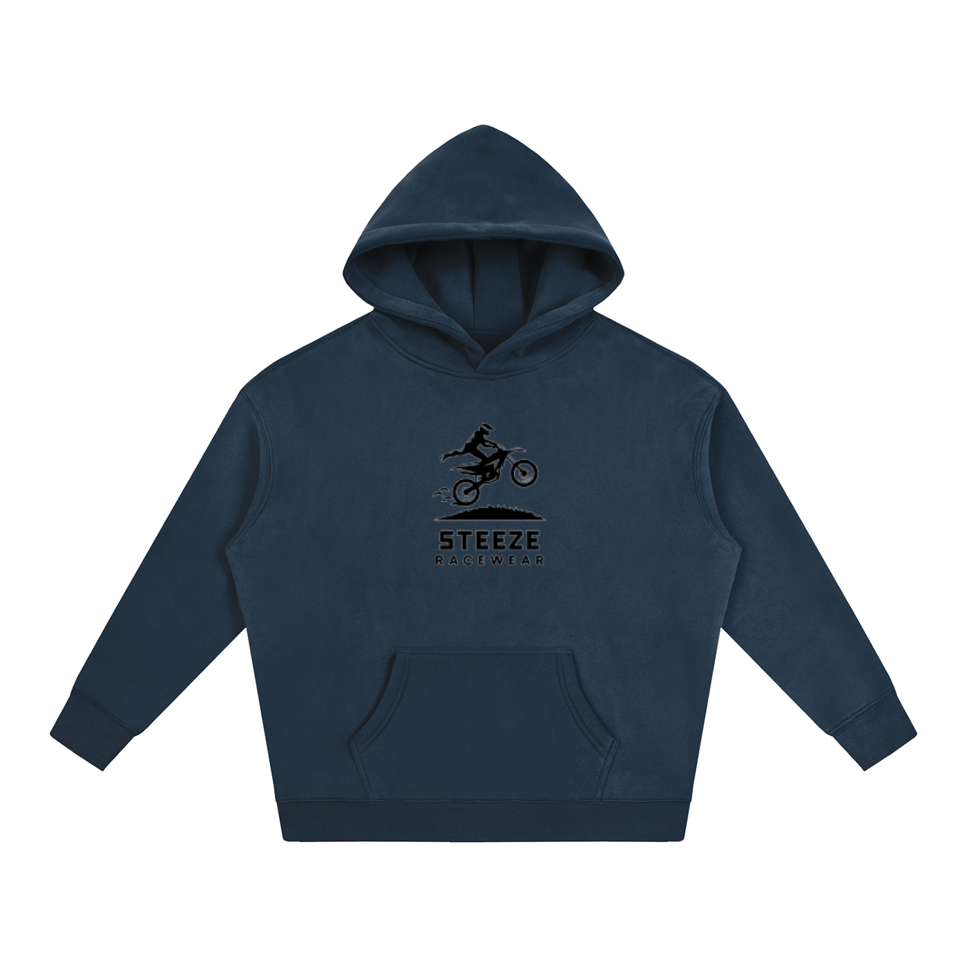 Steeze Racewear Front Logo Heavyweight Street Hoodie