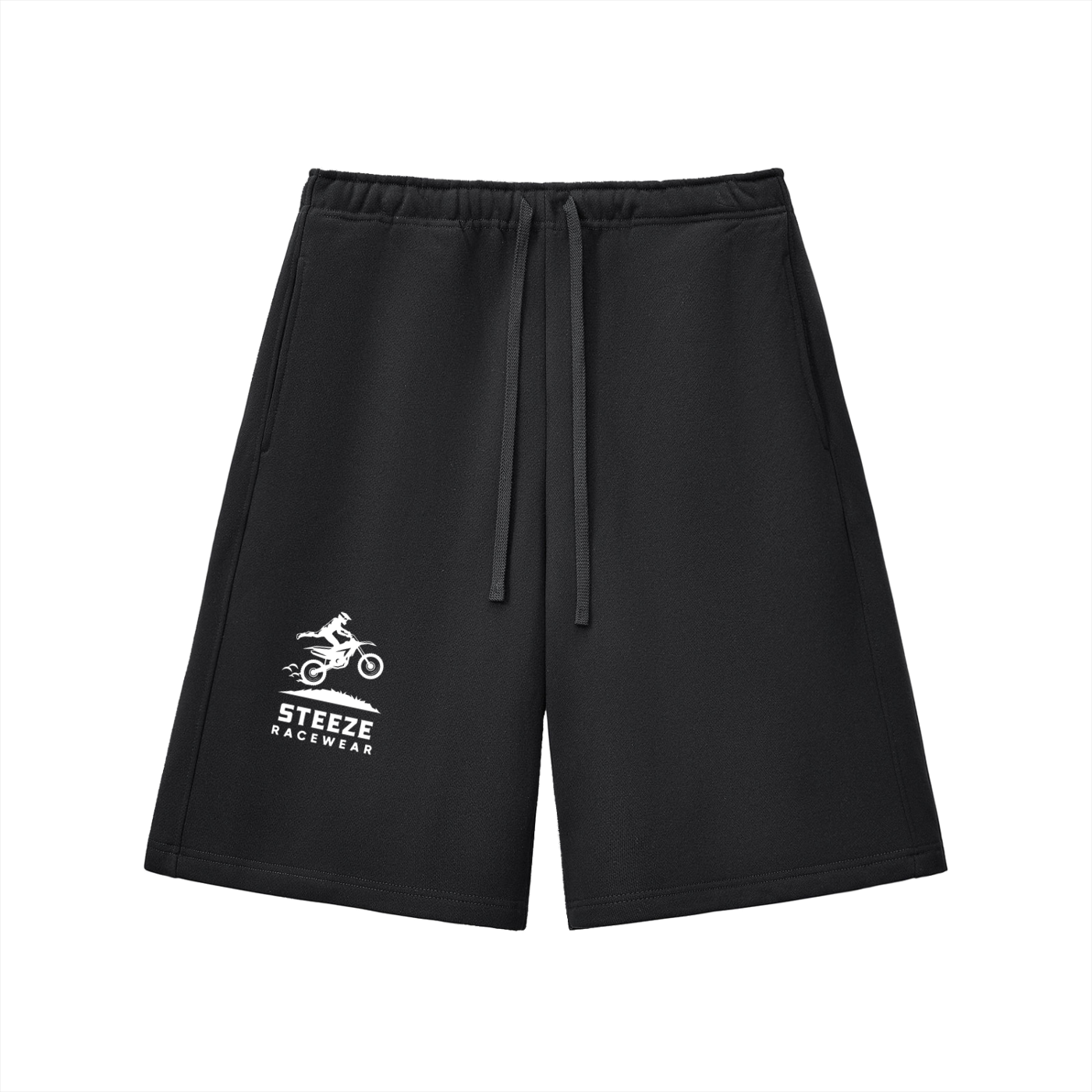Steeze Racewear Front Logo Heavy Oversized Shorts