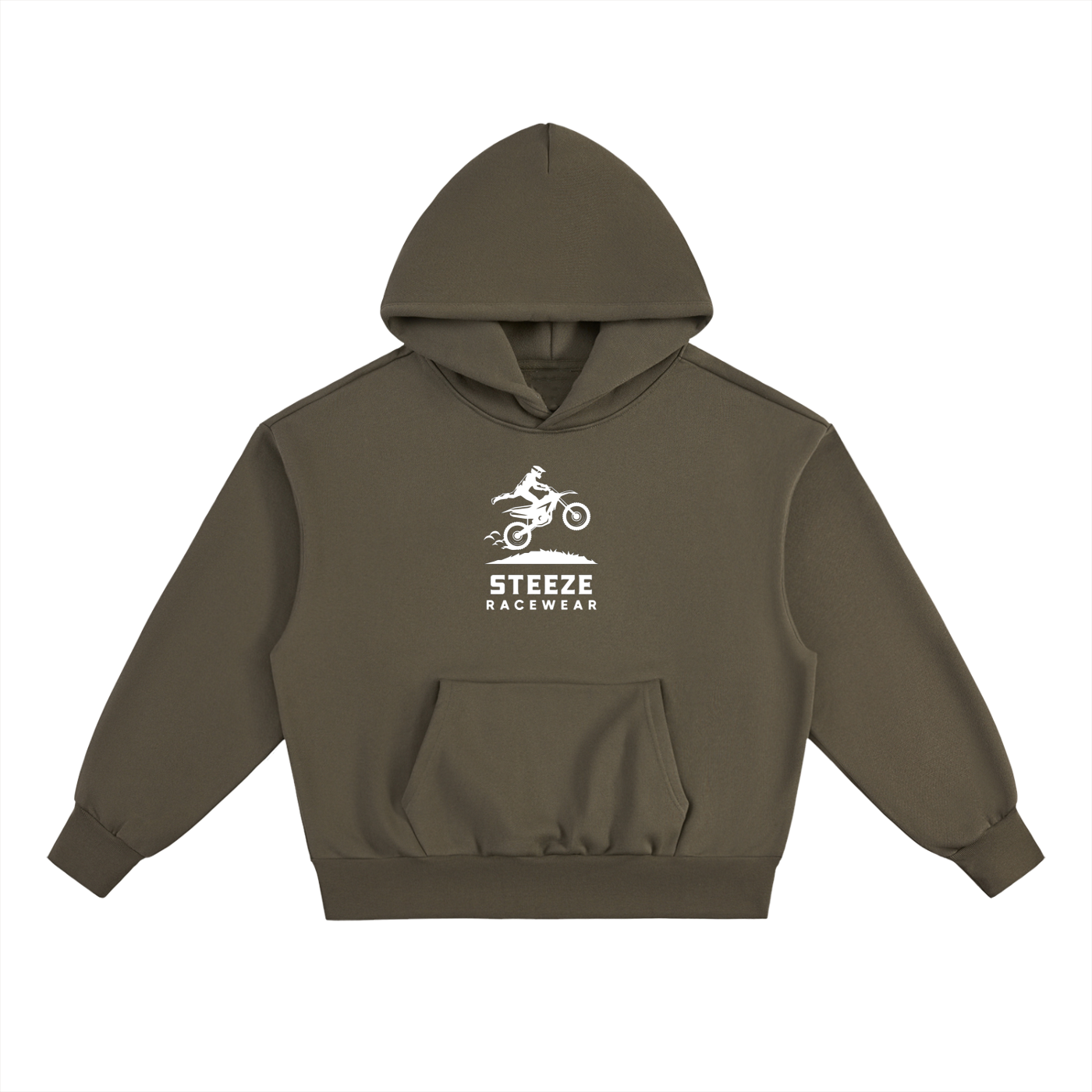 Steeze Racewear Front Logo Heavyweight Fleece Hoodie