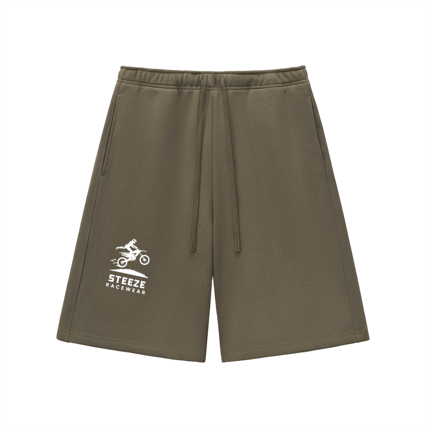 Steeze Racewear Front Logo Heavy Oversized Shorts