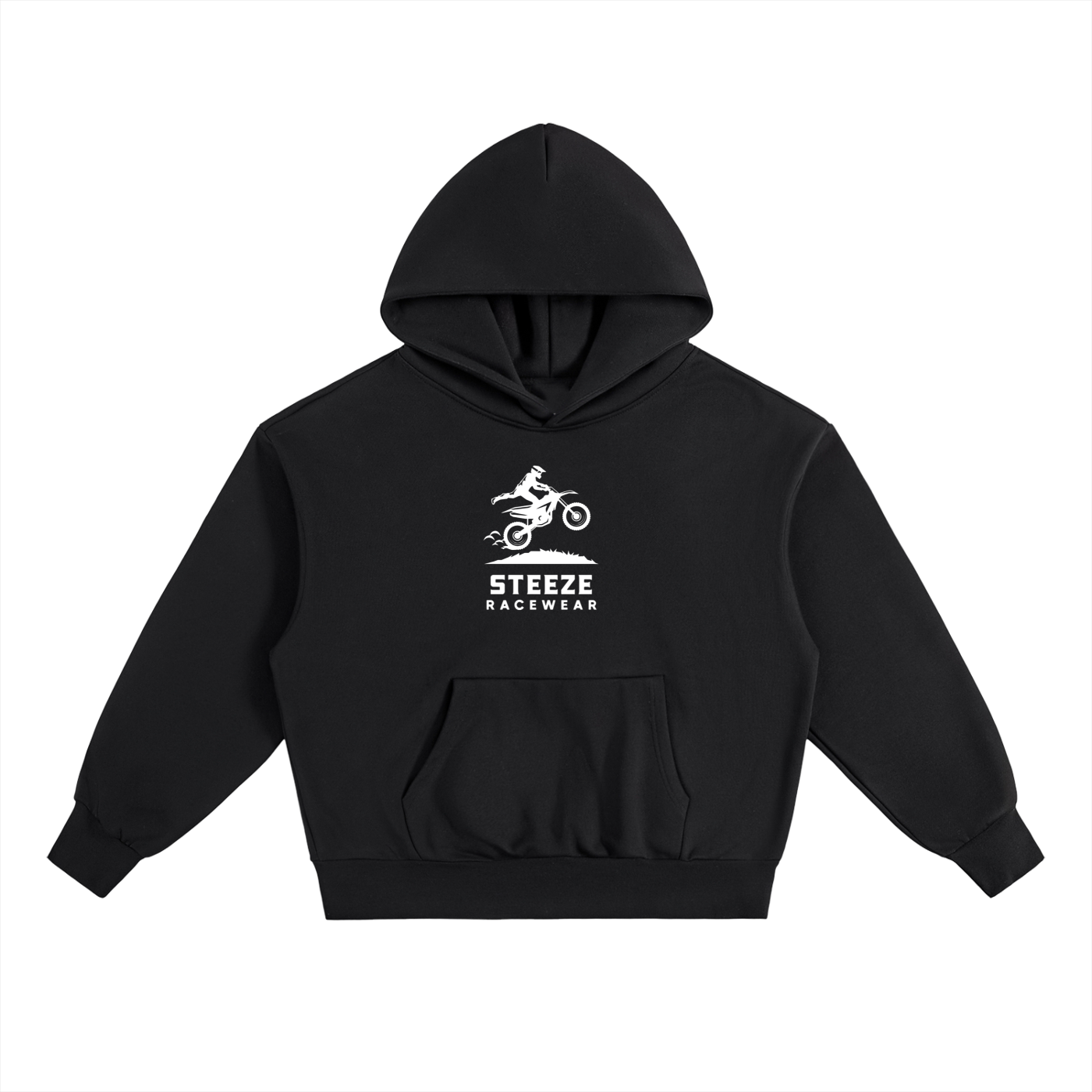 Steeze Racewear Front Logo Heavyweight Fleece Hoodie