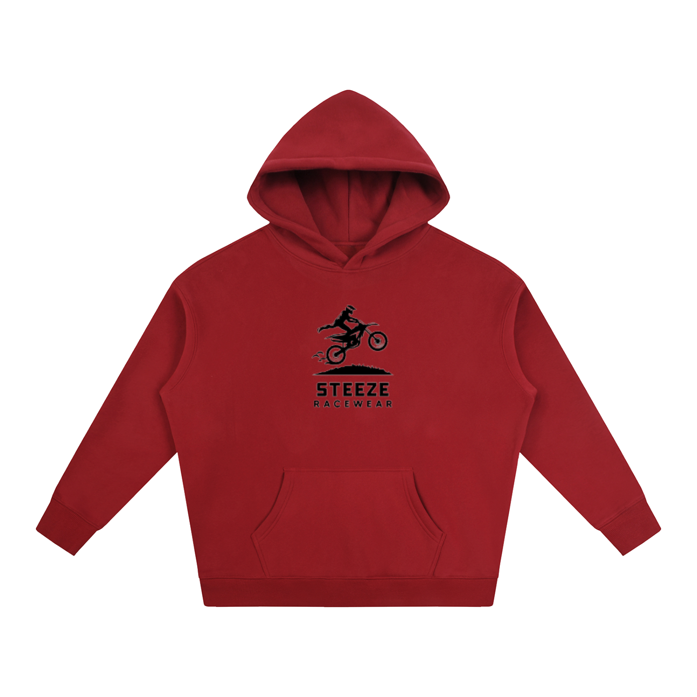Steeze Racewear Front Logo Heavyweight Street Hoodie