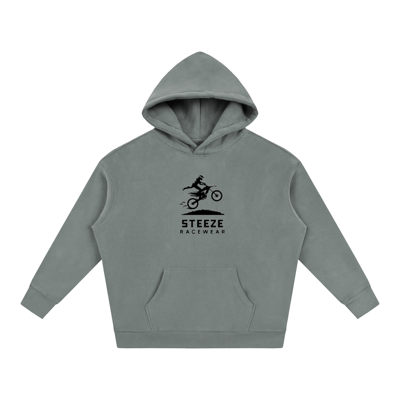 Steeze Racewear Front Logo Heavyweight Street Hoodie