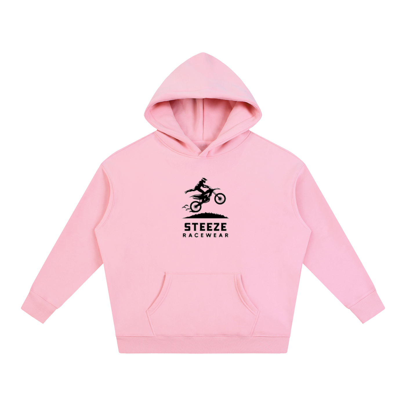 Steeze Racewear Front Logo Heavyweight Street Hoodie