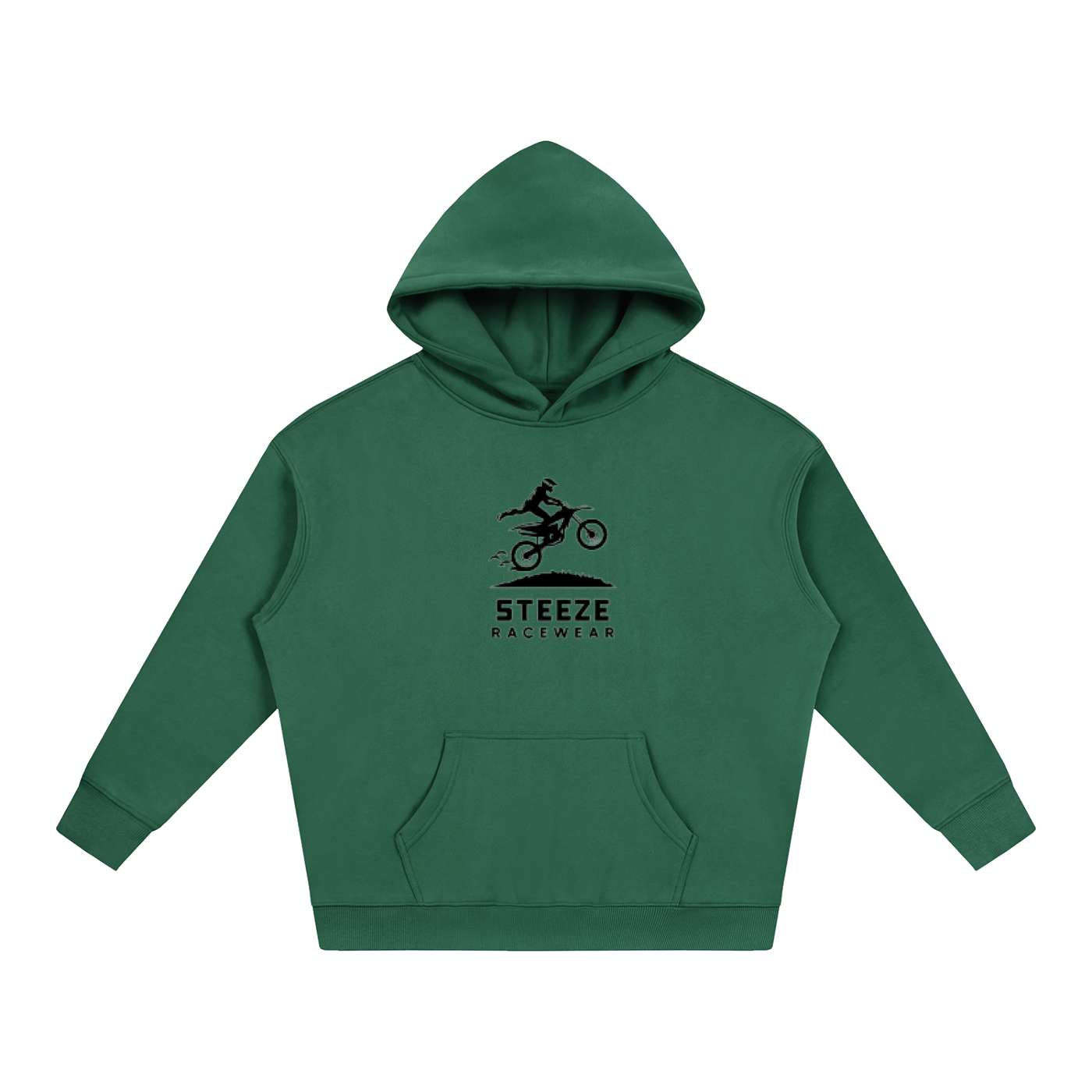 Steeze Racewear Front Logo Heavyweight Street Hoodie