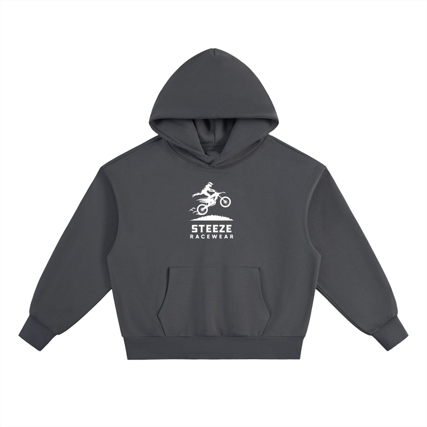 Steeze Racewear Front Logo Heavyweight Fleece Hoodie