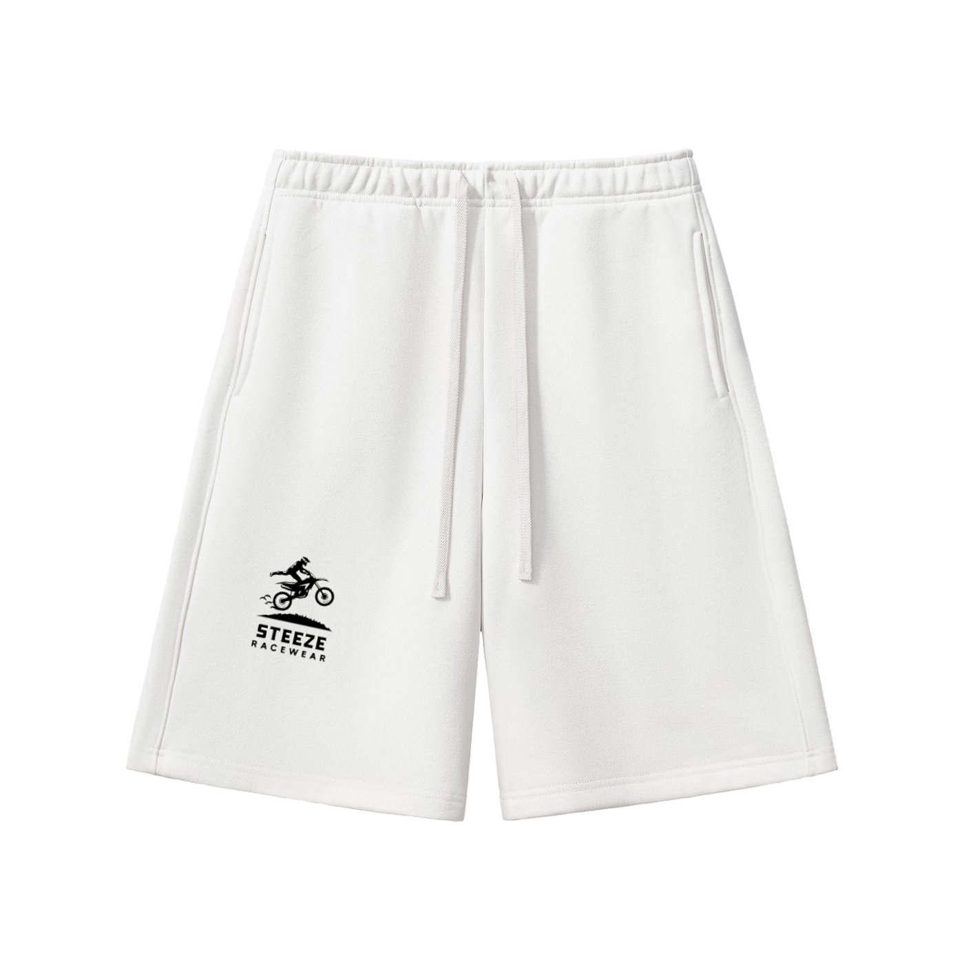 Steeze Racewear Front Logo Heavy Oversized Shorts